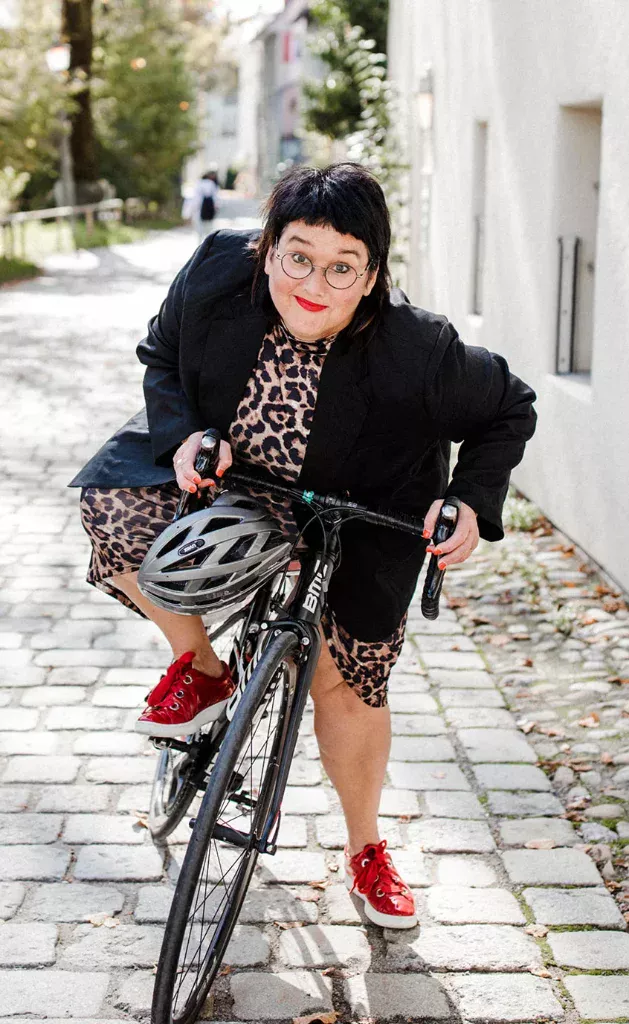 Sabine Jung-Baß auf dem Rennrad - Mut zur Veränderung